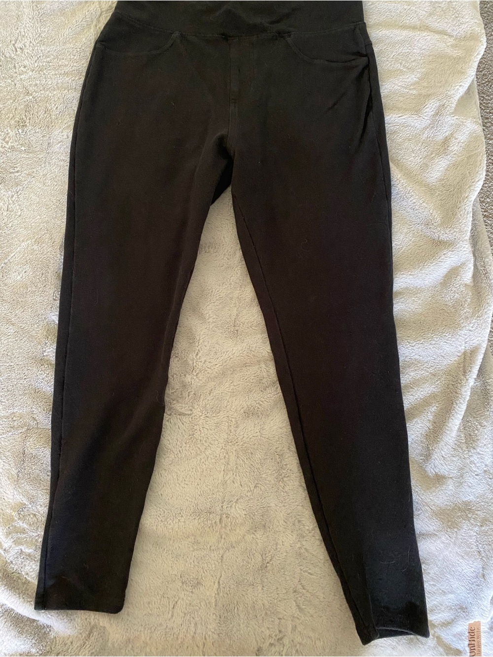 a new day Black Leggings with Branded Waist Tag